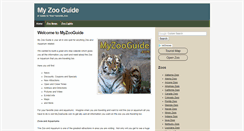 Desktop Screenshot of myzooguide.com
